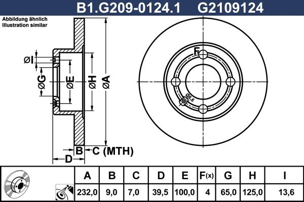 Galfer B1.G209-0124.1 - Disque de frein cwaw.fr