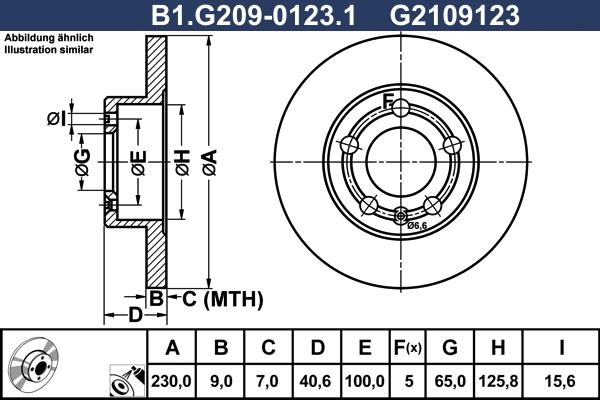 Galfer B1.G209-0123.1 - Disque de frein cwaw.fr