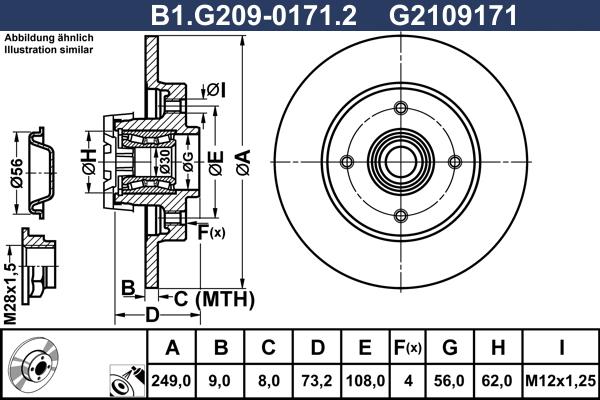 Galfer B1.G209-0171.2 - Disque de frein cwaw.fr