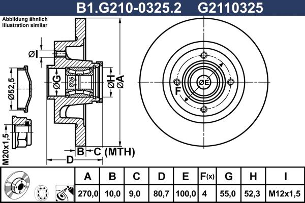 Galfer B1.G210-0325.2 - Disque de frein cwaw.fr