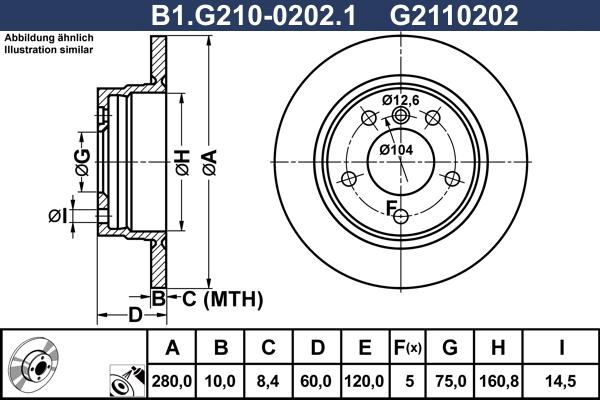 Galfer B1.G210-0202.1 - Disque de frein cwaw.fr