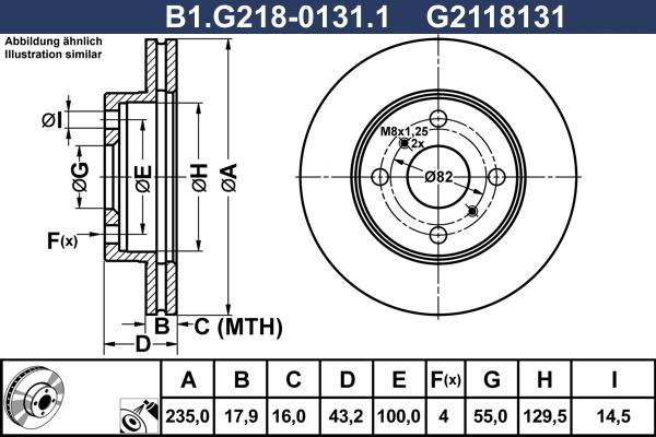 Galfer B1.G218-0131.1 - Disque de frein cwaw.fr