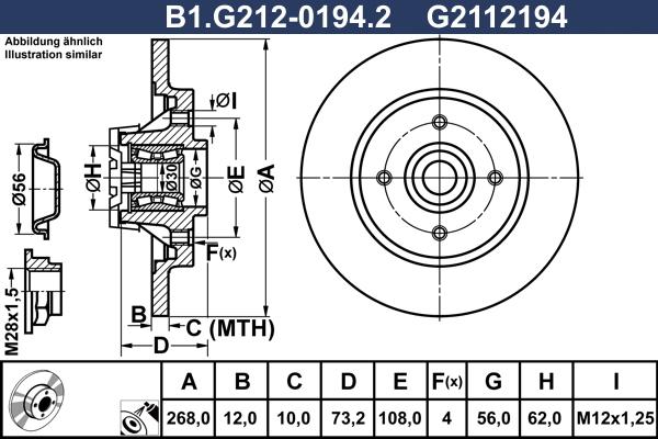 Galfer B1.G212-0194.2 - Disque de frein cwaw.fr