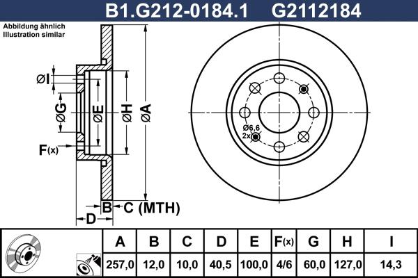 Galfer B1.G212-0184.1 - Disque de frein cwaw.fr