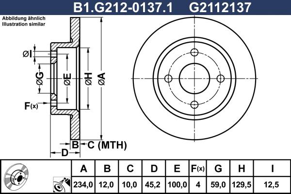 Galfer B1.G212-0137.1 - Disque de frein cwaw.fr