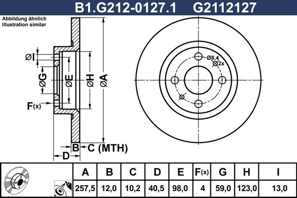 Galfer B1.G212-0127.1 - Disque de frein cwaw.fr