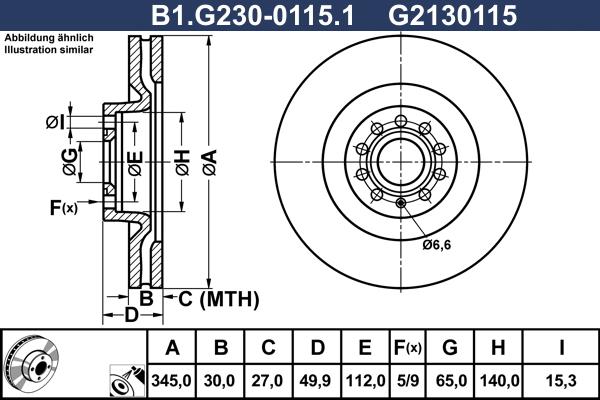 Galfer B1.G230-0115.1 - Disque de frein cwaw.fr