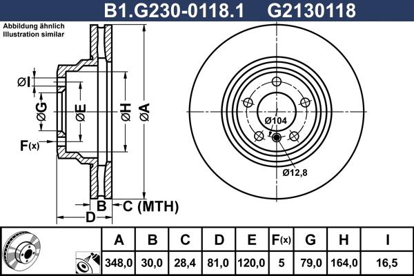 Galfer B1.G230-0118.1 - Disque de frein cwaw.fr