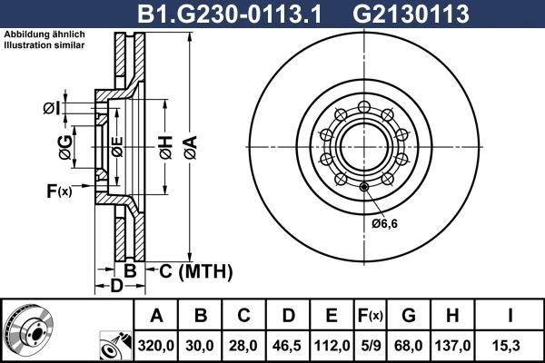 Galfer B1.G230-0113.1 - Disque de frein cwaw.fr