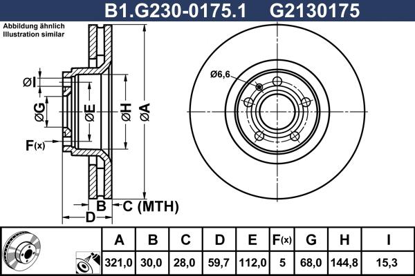 Galfer B1.G230-0175.1 - Disque de frein cwaw.fr