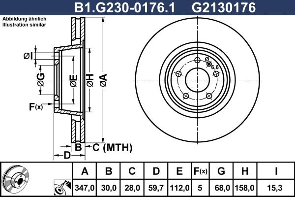 Galfer B1.G230-0176.1 - Disque de frein cwaw.fr