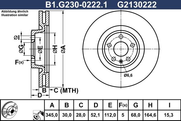 Galfer B1.G230-0222.1 - Disque de frein cwaw.fr