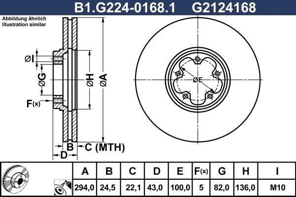 Galfer B1.G224-0168.1 - Disque de frein cwaw.fr