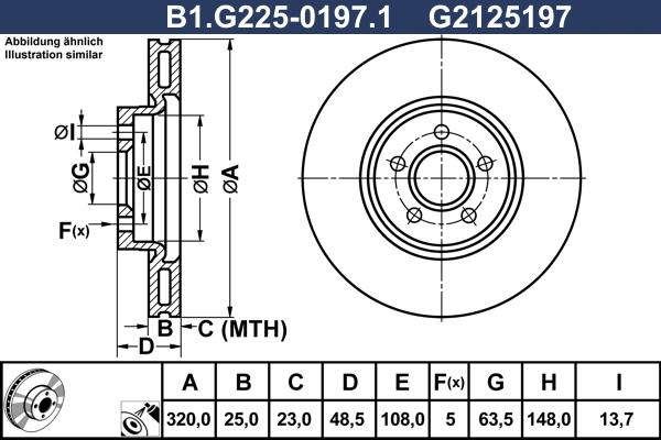 Galfer B1.G225-0197.1 - Disque de frein cwaw.fr