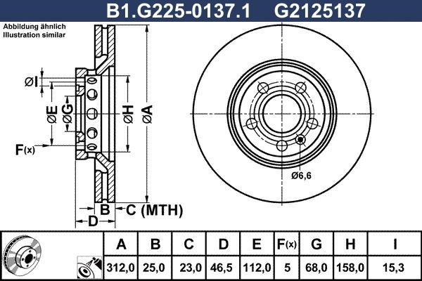 Galfer B1.G225-0137.1 - Disque de frein cwaw.fr