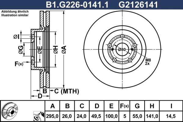 Galfer B1.G226-0141.1 - Disque de frein cwaw.fr