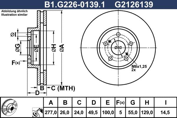 Galfer B1.G226-0139.1 - Disque de frein cwaw.fr