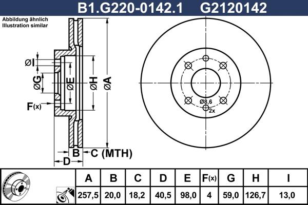 Galfer B1.G220-0142.1 - Disque de frein cwaw.fr