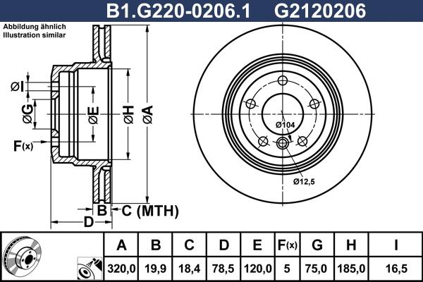 Galfer B1.G220-0206.1 - Disque de frein cwaw.fr