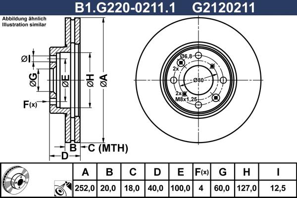 Galfer B1.G220-0211.1 - Disque de frein cwaw.fr