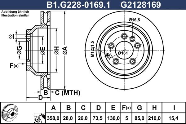 Galfer B1.G228-0169.1 - Disque de frein cwaw.fr