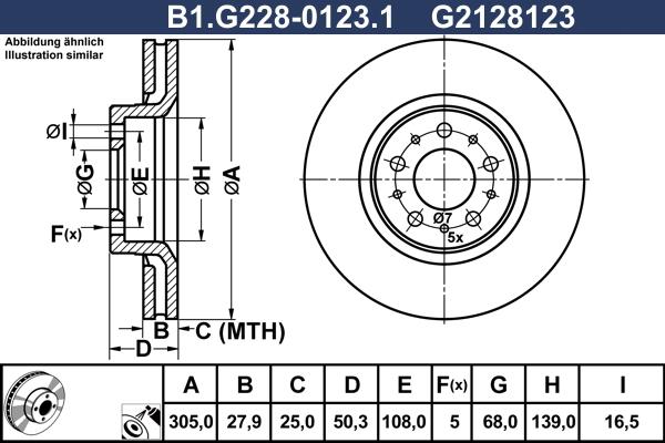 Galfer B1.G228-0123.1 - Disque de frein cwaw.fr