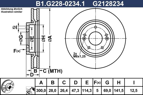 Galfer B1.G228-0234.1 - Disque de frein cwaw.fr