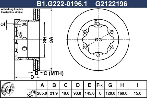 Galfer B1.G222-0196.1 - Disque de frein cwaw.fr