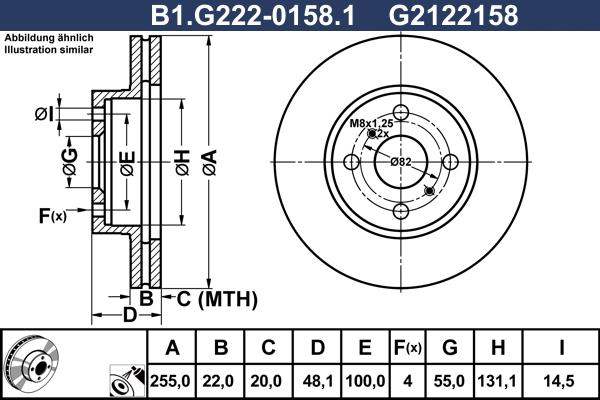 Galfer B1.G222-0158.1 - Disque de frein cwaw.fr