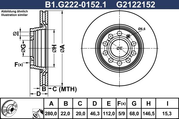 Galfer B1.G222-0152.1 - Disque de frein cwaw.fr