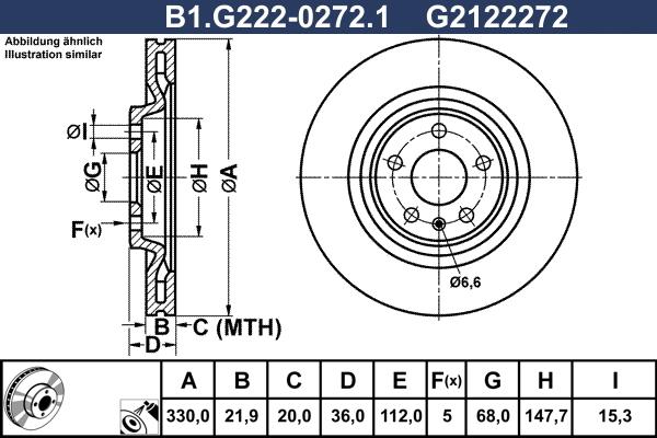 Galfer B1.G222-0272.1 - Disque de frein cwaw.fr