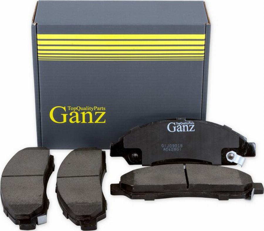 Ganz GIJ09018 - Kit de plaquettes de frein, frein à disque cwaw.fr