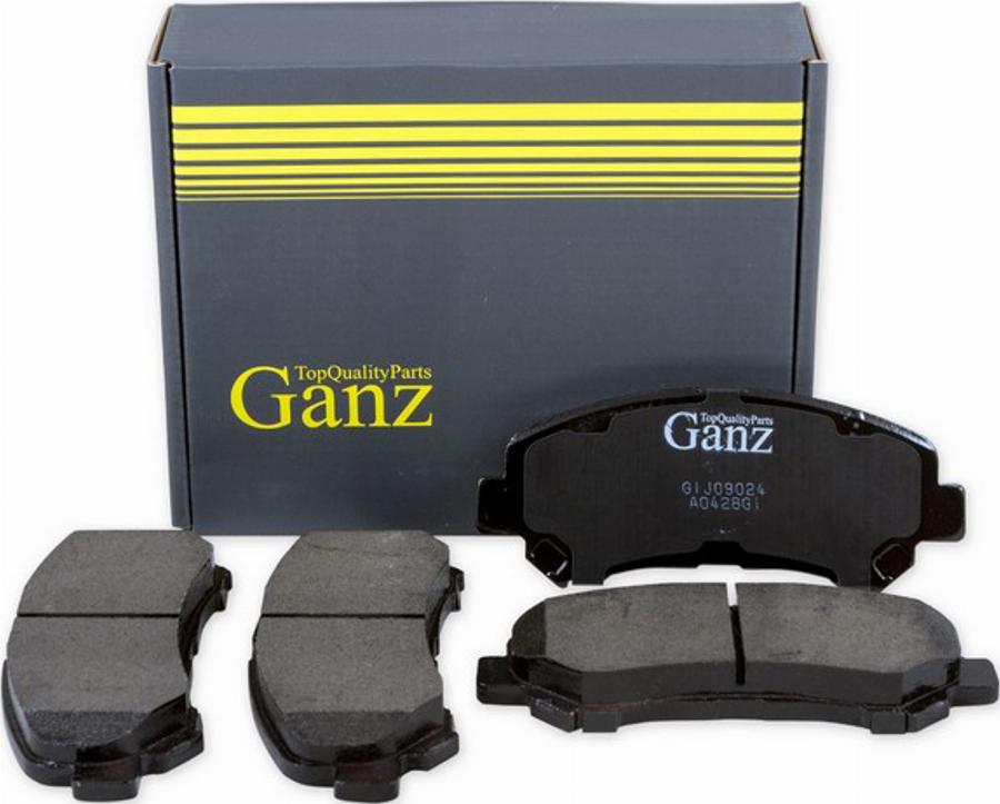 Ganz GIJ09024 - Kit de plaquettes de frein, frein à disque cwaw.fr