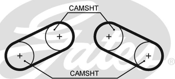 Gates 5526XS - Courroie de distribution cwaw.fr