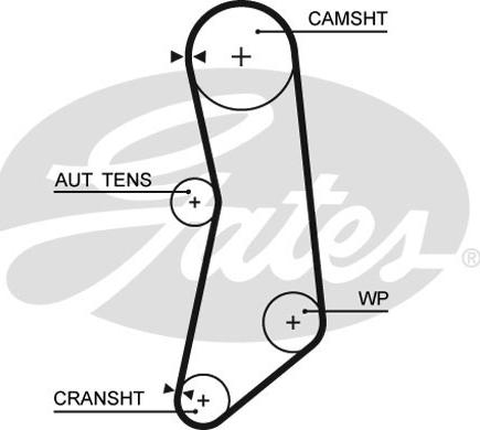 Gates 5626XS - Courroie de distribution cwaw.fr