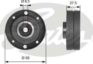 Gates T41175 - Poulie renvoi / transmission, courroie de distribution cwaw.fr