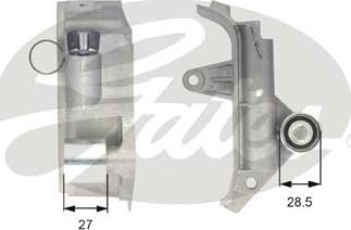 Gates T43025 - Amortisseur de vibrations, courroie de distribution cwaw.fr