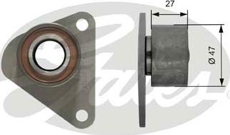 Gates T42096 - Poulie renvoi / transmission, courroie de distribution cwaw.fr