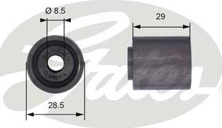 Gates T42045 - Poulie renvoi / transmission, courroie de distribution cwaw.fr