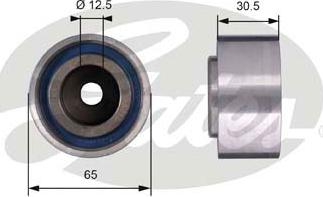 Gates T42061 - Poulie renvoi / transmission, courroie de distribution cwaw.fr