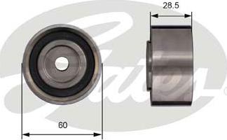 Gates T42003 - Poulie renvoi / transmission, courroie de distribution cwaw.fr