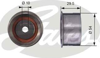 Gates T42029 - Poulie renvoi / transmission, courroie de distribution cwaw.fr