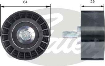 Gates T42170 - Poulie renvoi / transmission, courroie de distribution cwaw.fr