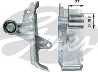 Gates T42313 - Poulie renvoi / transmission, courroie de distribution cwaw.fr