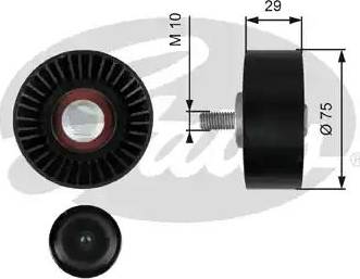 Gates T36756 - Poulie renvoi / transmission, courroie trapézoïdale à nervures cwaw.fr