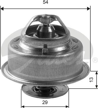 Gates TH14488G1 - Thermostat d'eau cwaw.fr