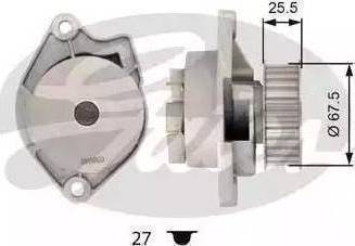 BOSCH 1 987 949 716 - Pompe à eau cwaw.fr