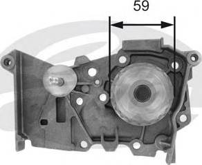 Gates Z80498 - Pompe à eau cwaw.fr