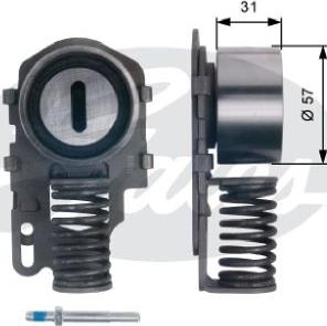 GATES-AU T43082 - Tendeur de courroie, courroie de distribution cwaw.fr