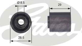 GATES-AU T42045 - Poulie renvoi / transmission, courroie de distribution cwaw.fr